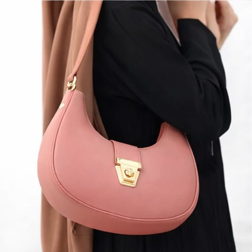 Trendy Crescent Shoulder Bag – Premium Stylish Handbag | 5 Colors Available | Eid Special Offer