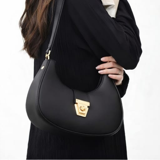 Trendy Crescent Shoulder Bag – Premium Stylish Handbag | 5 Colors Available | Eid Special Offer