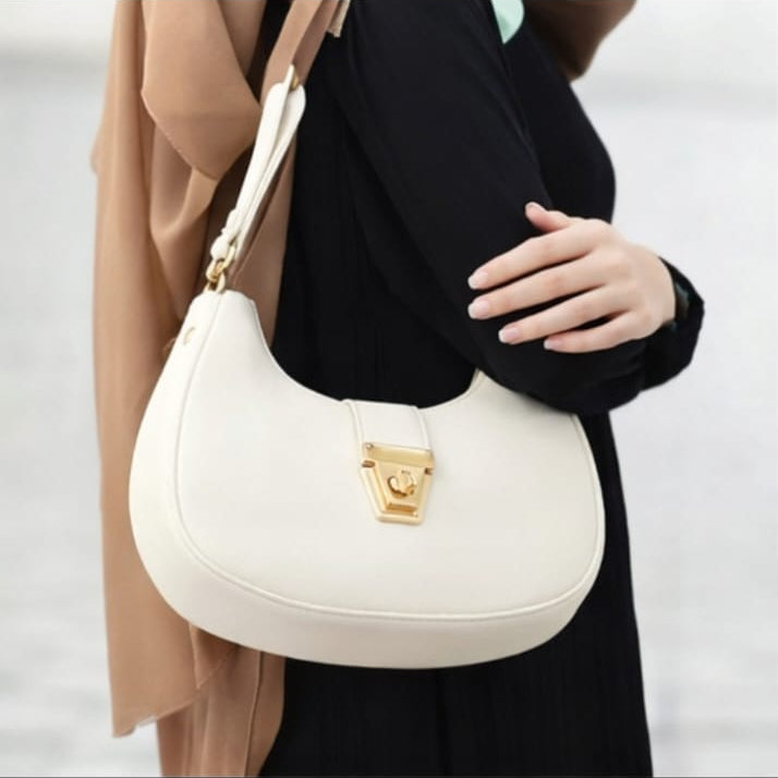 Trendy Crescent Shoulder Bag – Premium Stylish Handbag | 5 Colors Available | Eid Special Offer